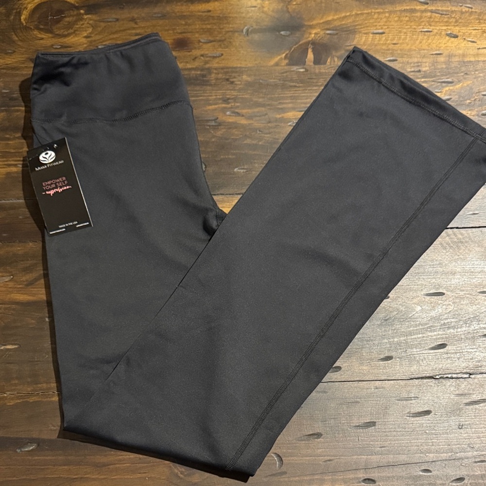 Miami FitWear Black Women’s Performance Leggings-Size Large, Inseam 32